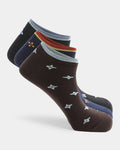 Combed Cotton Ankle Length Socks Pack of 3 - Aria