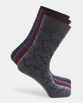 Mercerised Cotton Crew Length Socks Pack of 3 - Axo