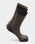 Mercerised Cotton Crew Length Socks Pack of 3 - Azalea
