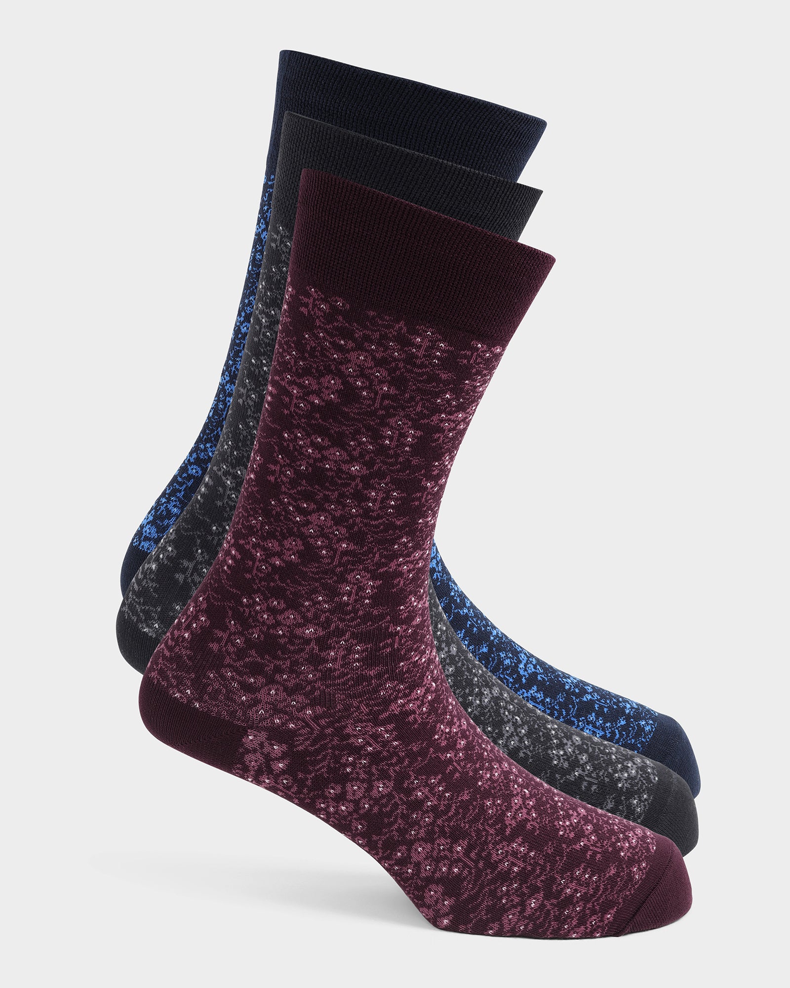 Cotton Multi Color Knitted Socks - Walcaw