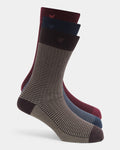 Cotton Multi Color Knitted Socks - Waldemar