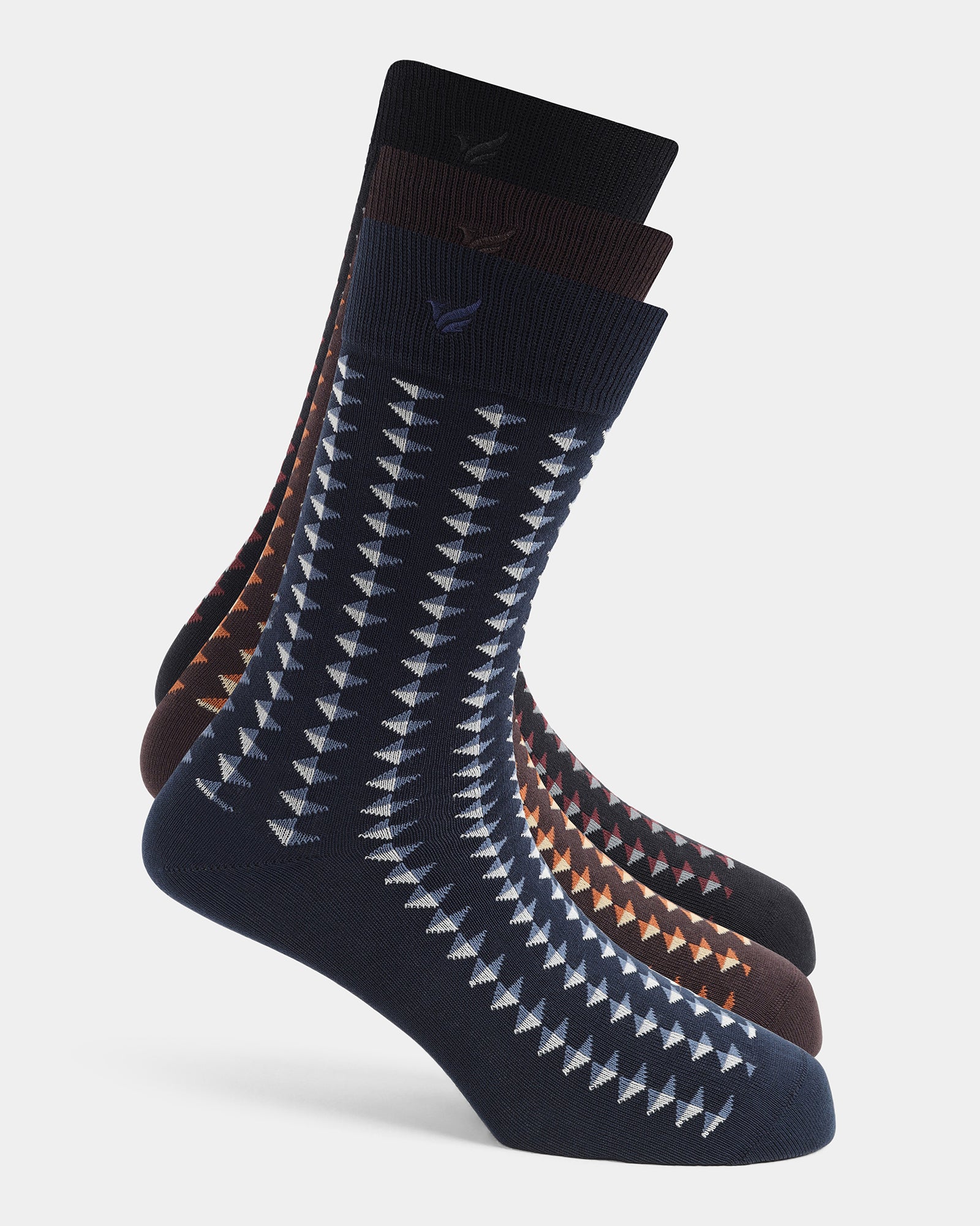 Cotton Multi Color Knitted Socks - Waushal