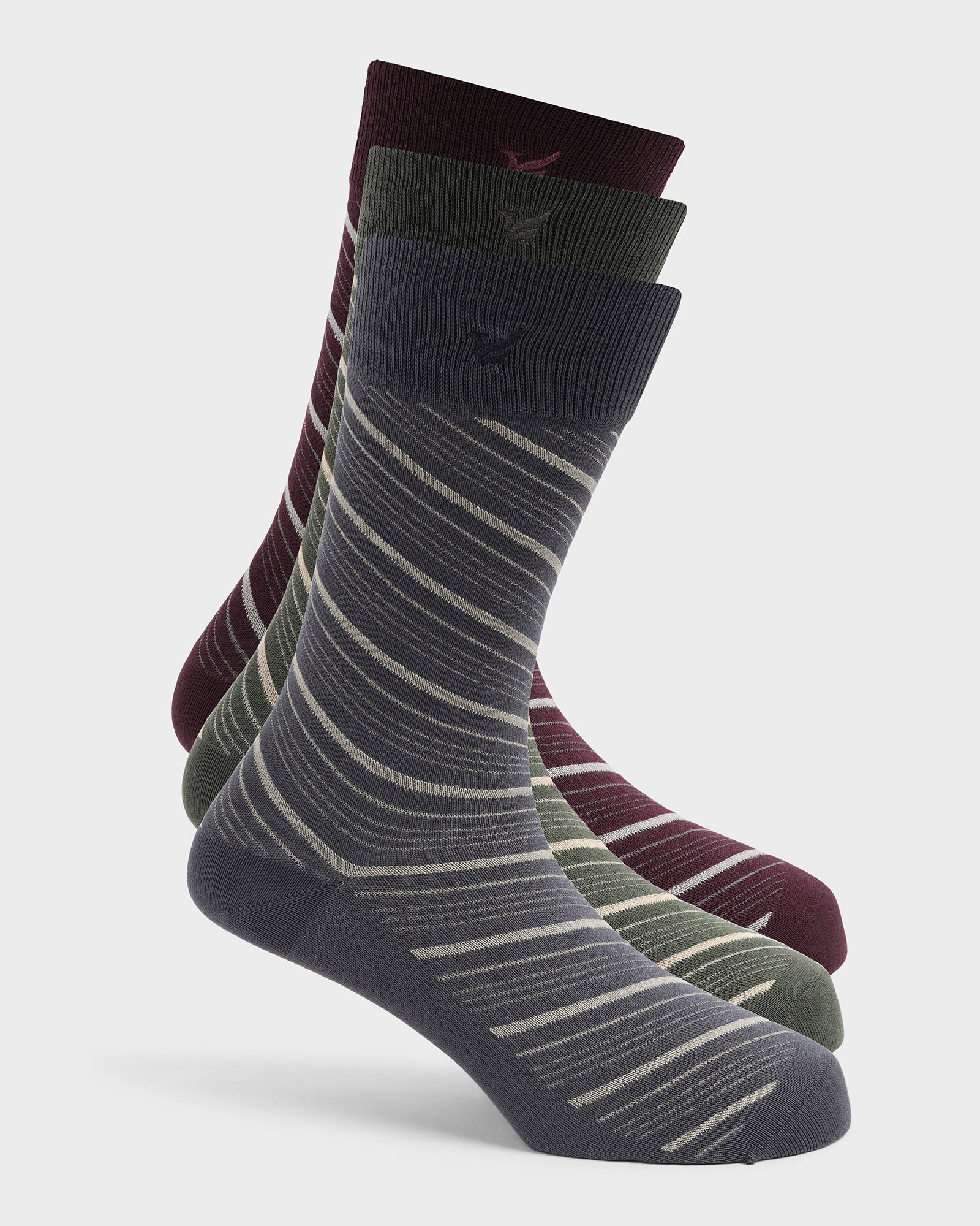 Cotton Multi Color Knitted Socks - Wenzeel