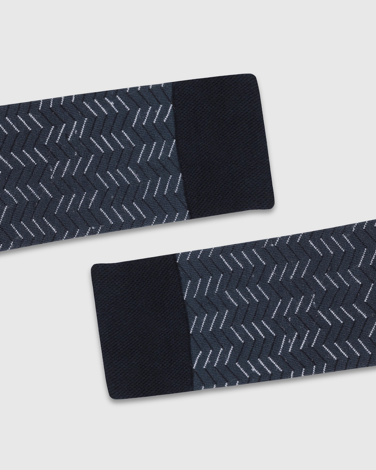 Cotton Navy Knitted Socks - Varya