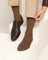 Cotton Tobacco Brown Printed Socks - Thai