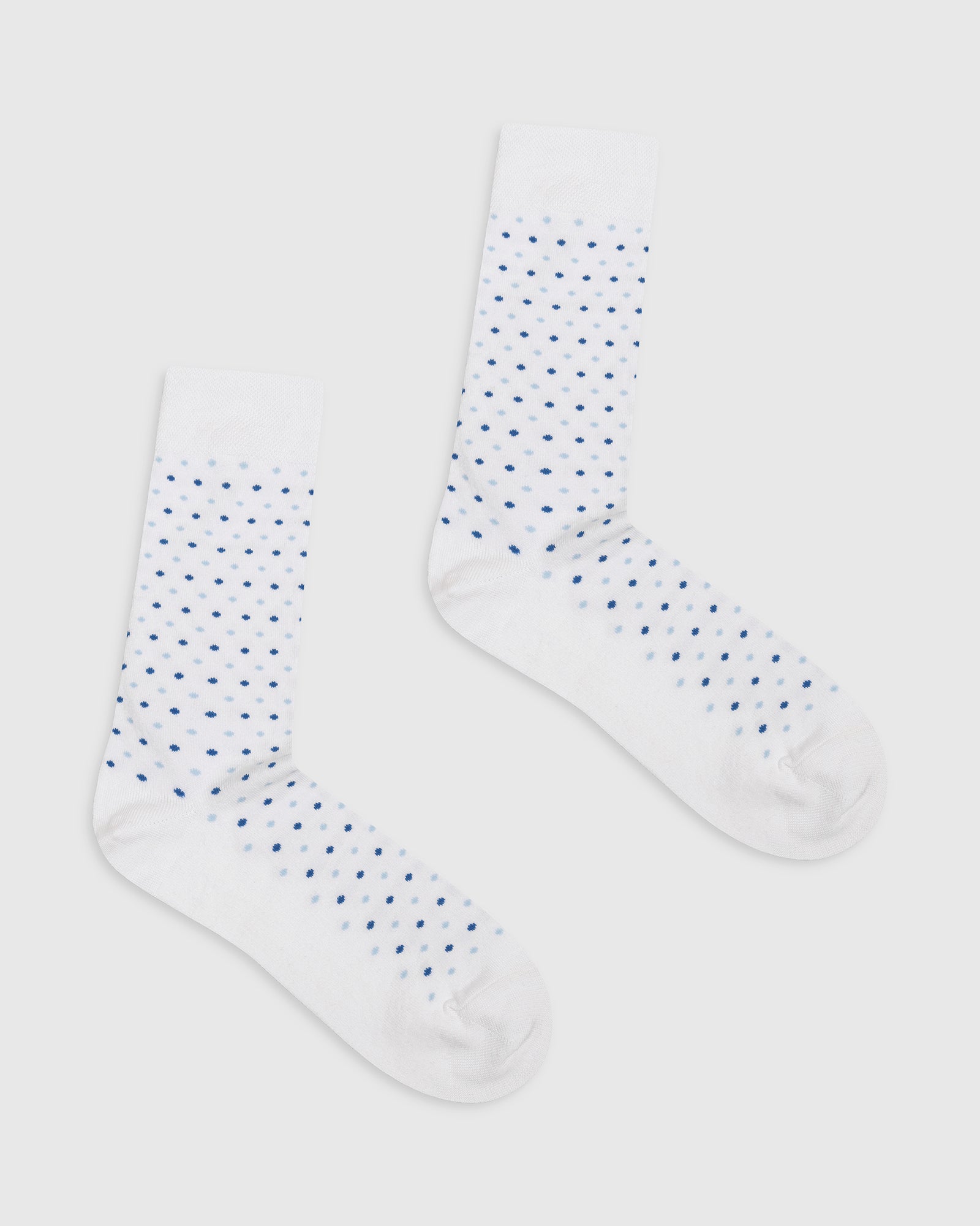 Cotton White Knitted Socks - Vika