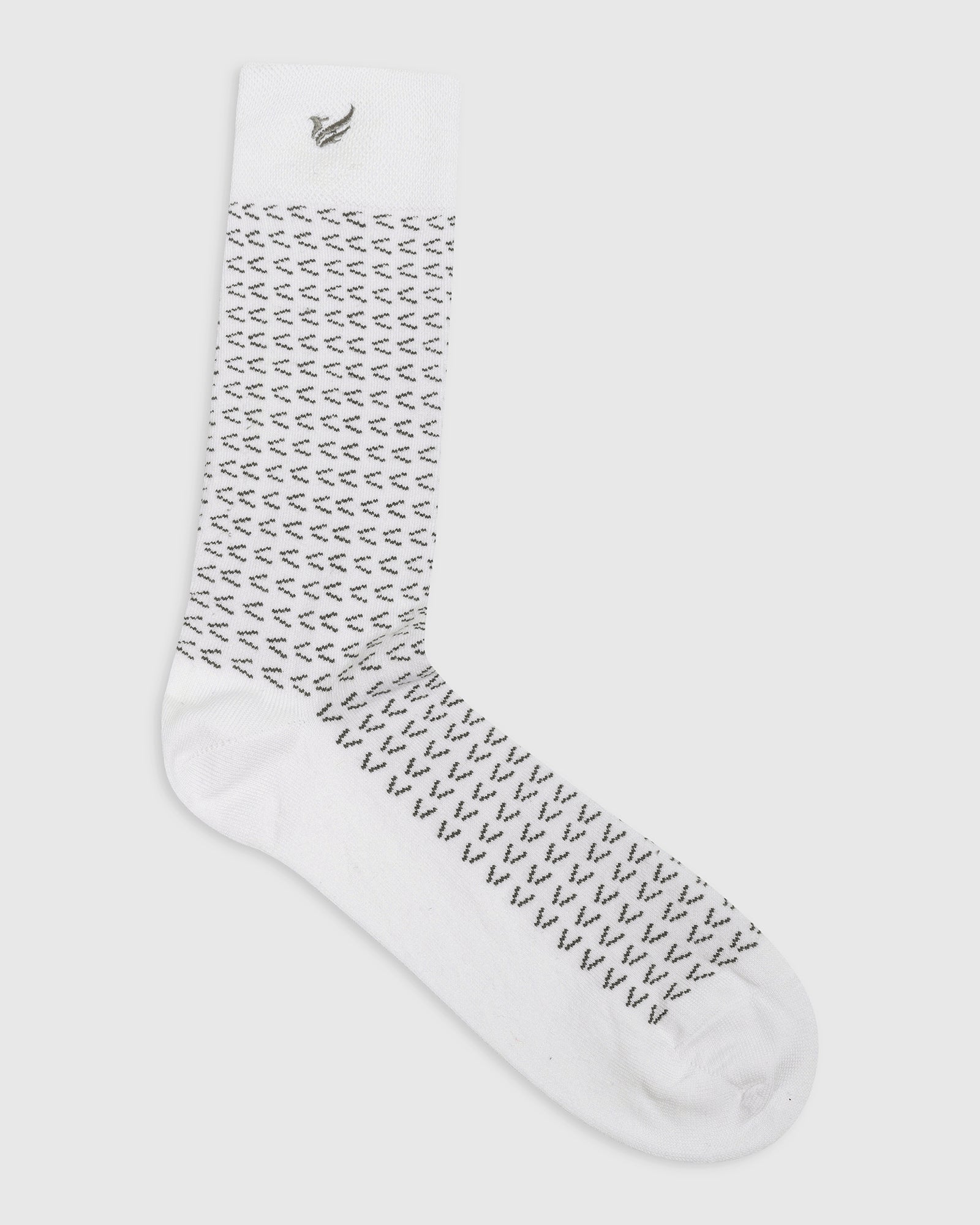 Cotton White Knitted Socks - Vaca
