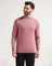 Crew Neck Dry Rose Solid Sweater - Newalex