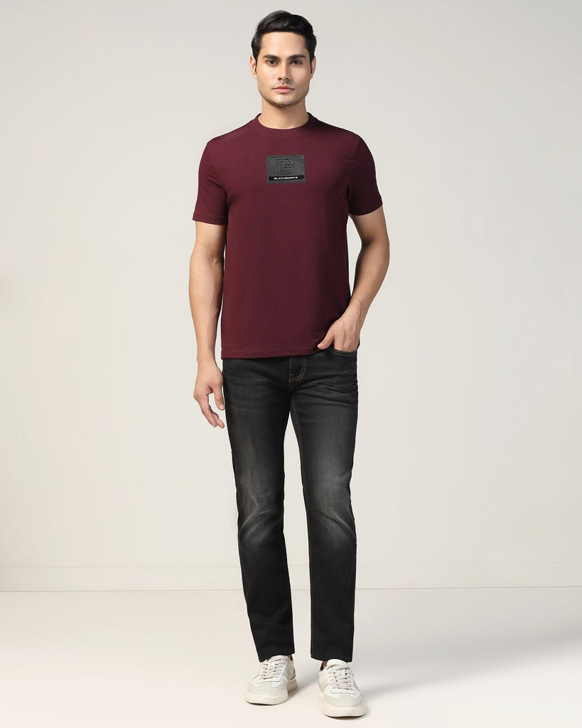 Crew Neck Fig Printed T-Shirt - Salve