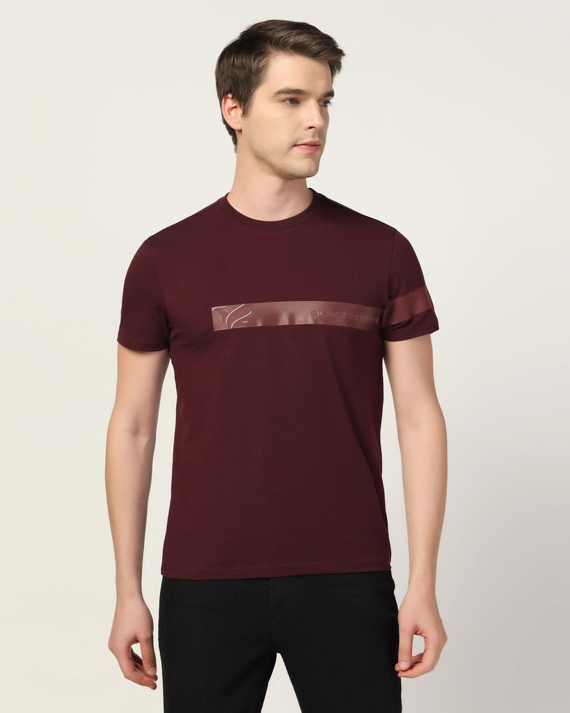 Crew  Neck Fig Solid T-Shirt - Samuel