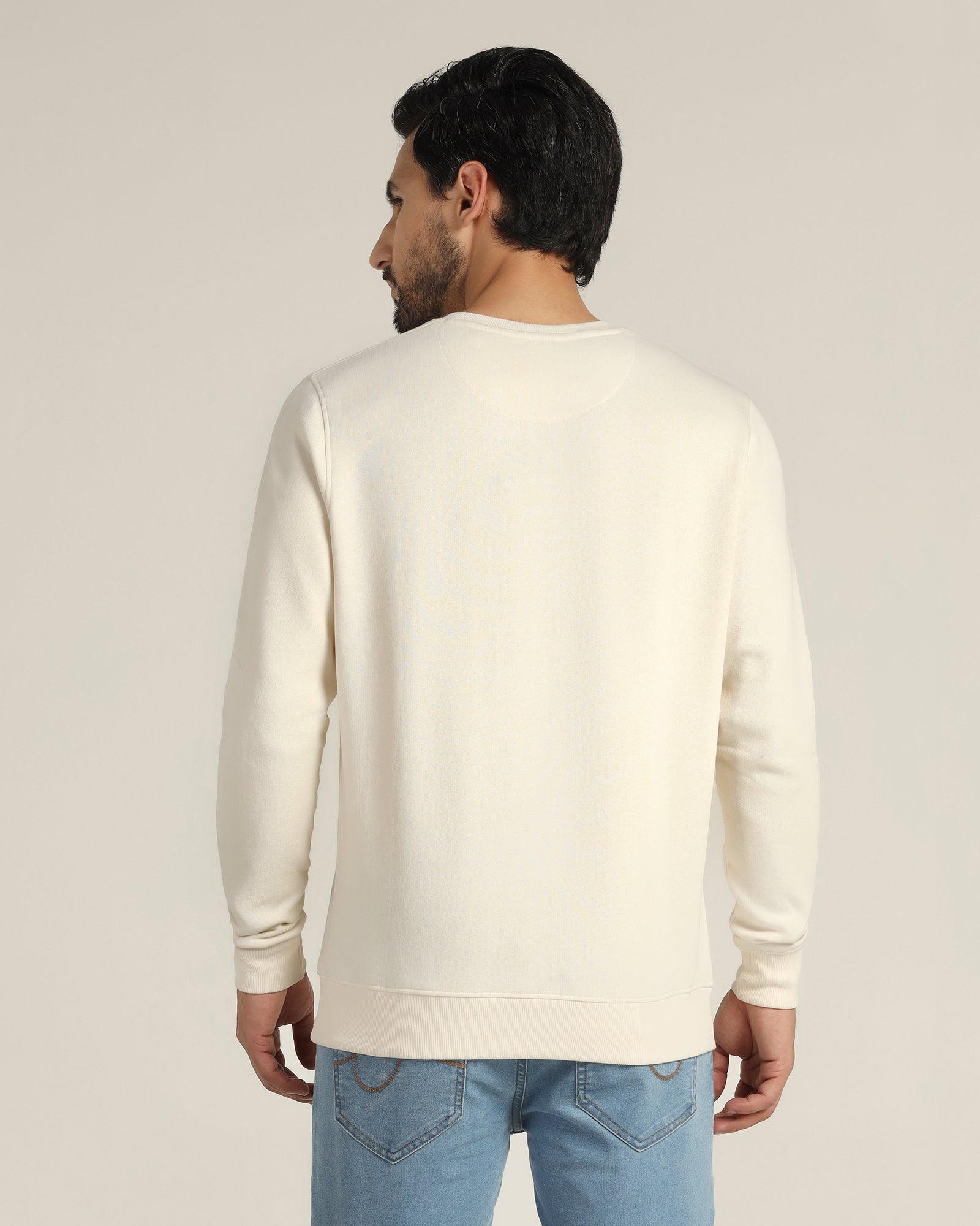 White crew clearance jumper