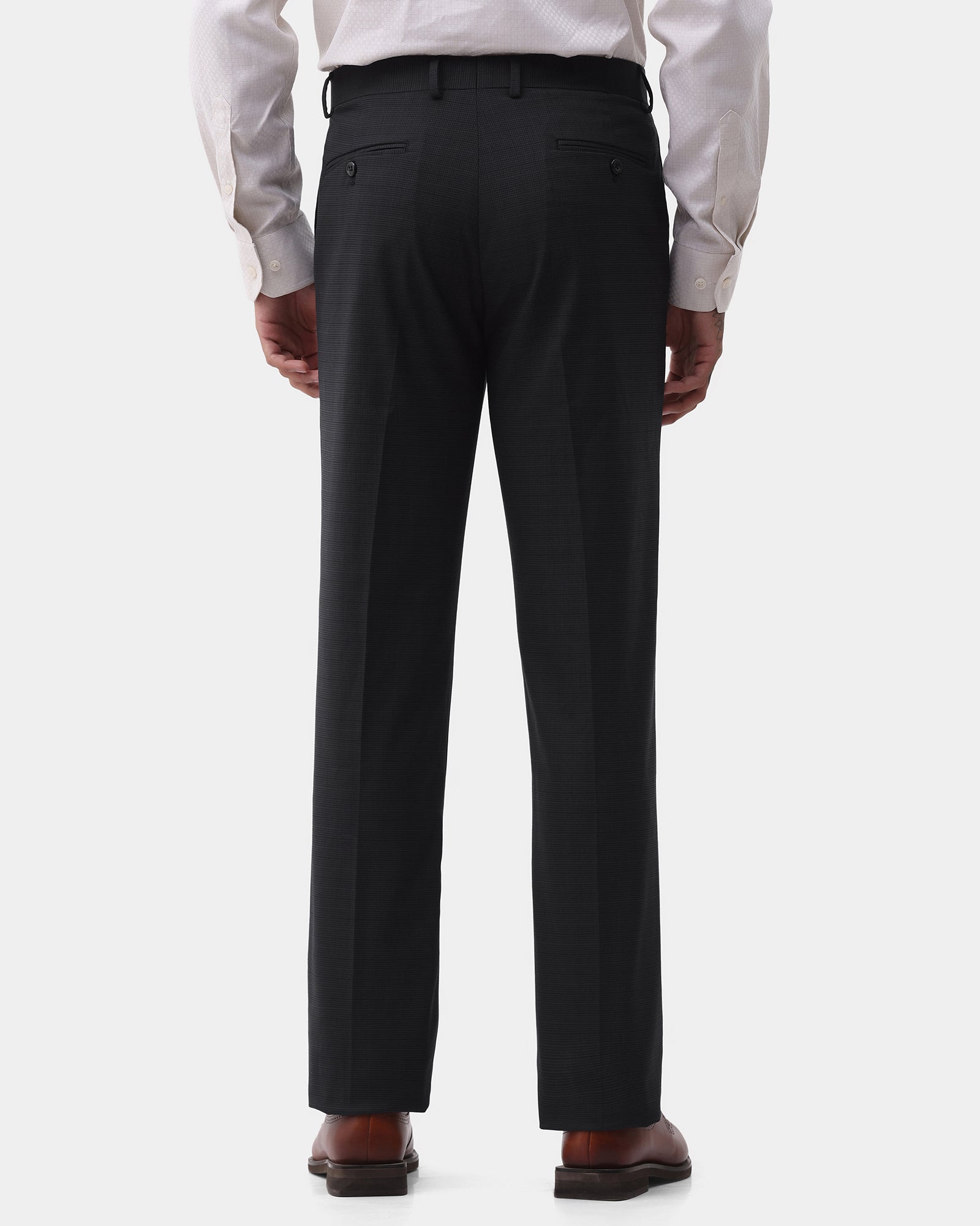 Charcoal Check Trouser - Sudd