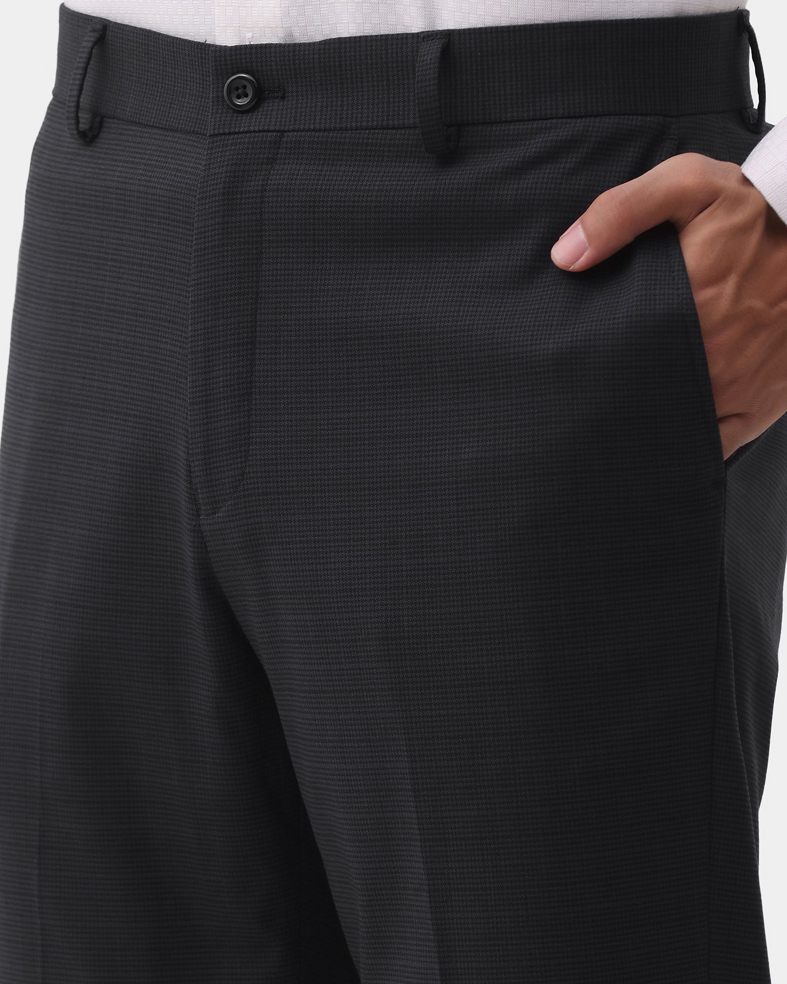Charcoal Check Trouser - Sudd