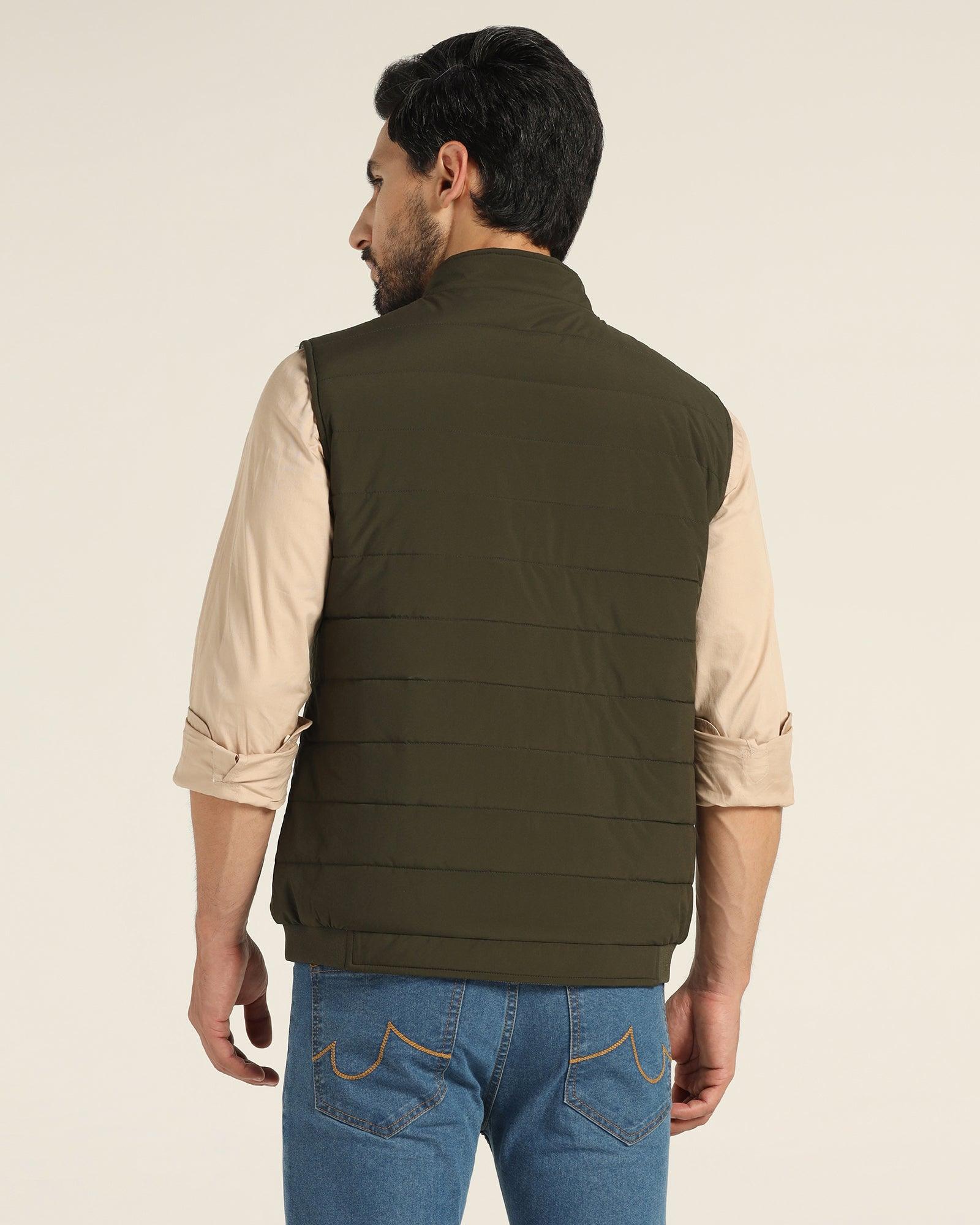 Buy online Men Bottle Green Polyester Bomber Jacket from Jackets for Men by  Red Chief for ₹2950 at 50% off | 2024 Limeroad.com