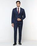 Dark Blue Two Piece Solid Suit - Cabshot