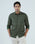 Dark Green Printed Shirt - Fettiq