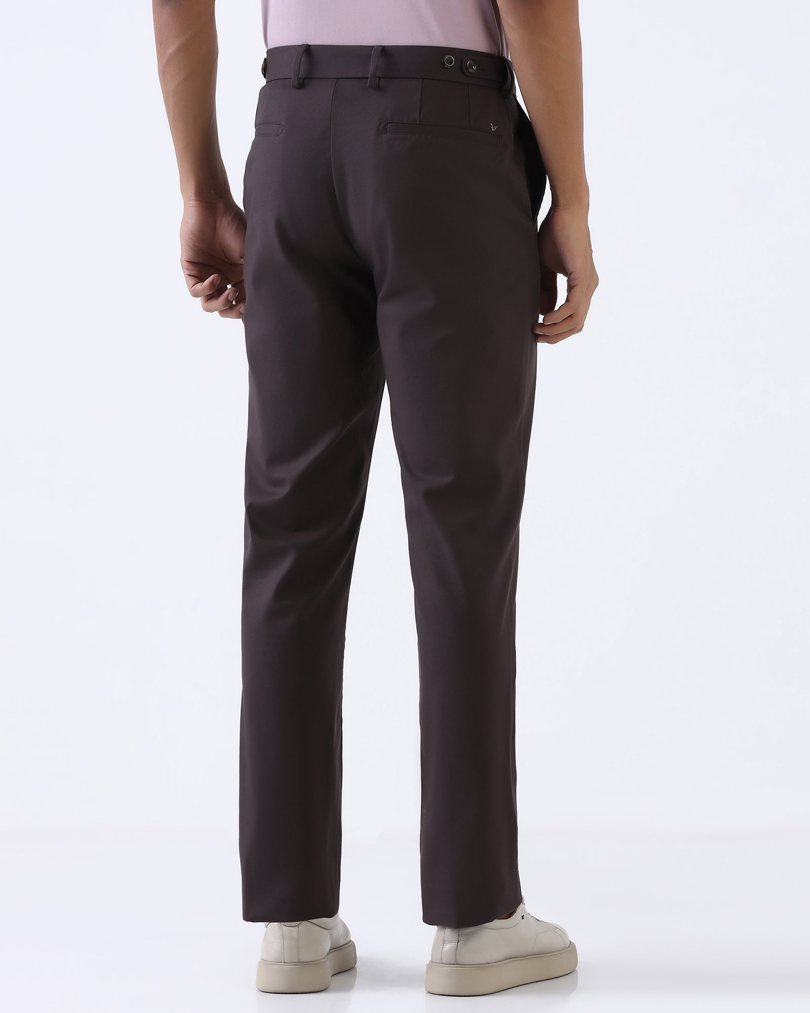 Dark Grey Non Iron Solid Khakis - Maple