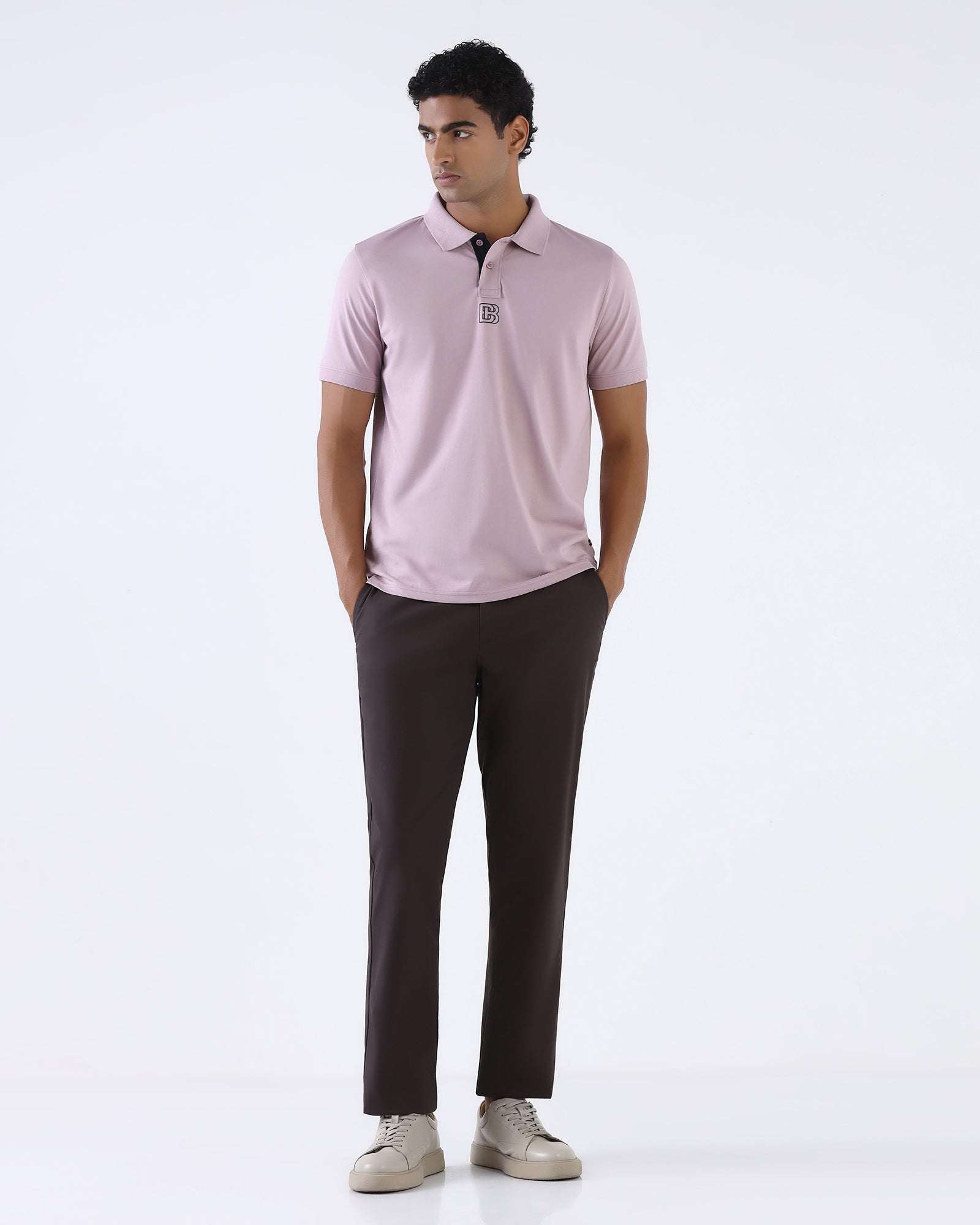 Dark Grey Non Iron Solid Khakis - Maple