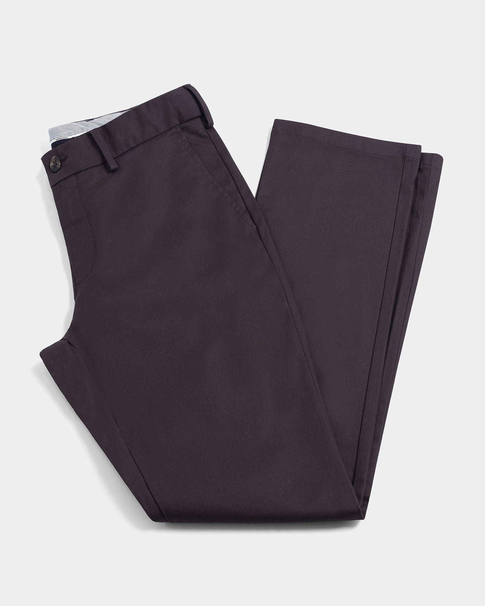 Dark Grey Non Iron Solid Khakis - Maple