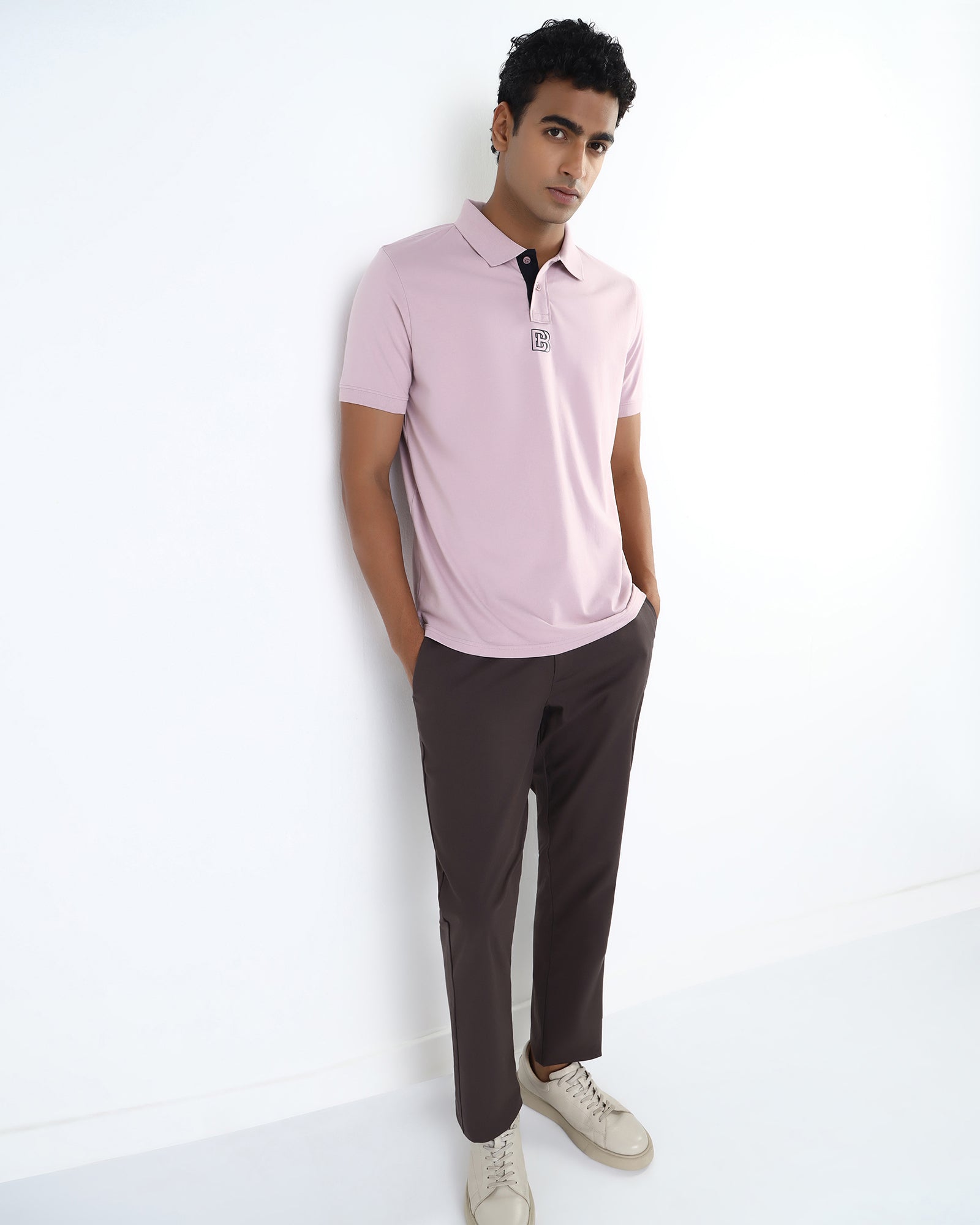 Dark Grey Non Iron Solid Khakis - Maple