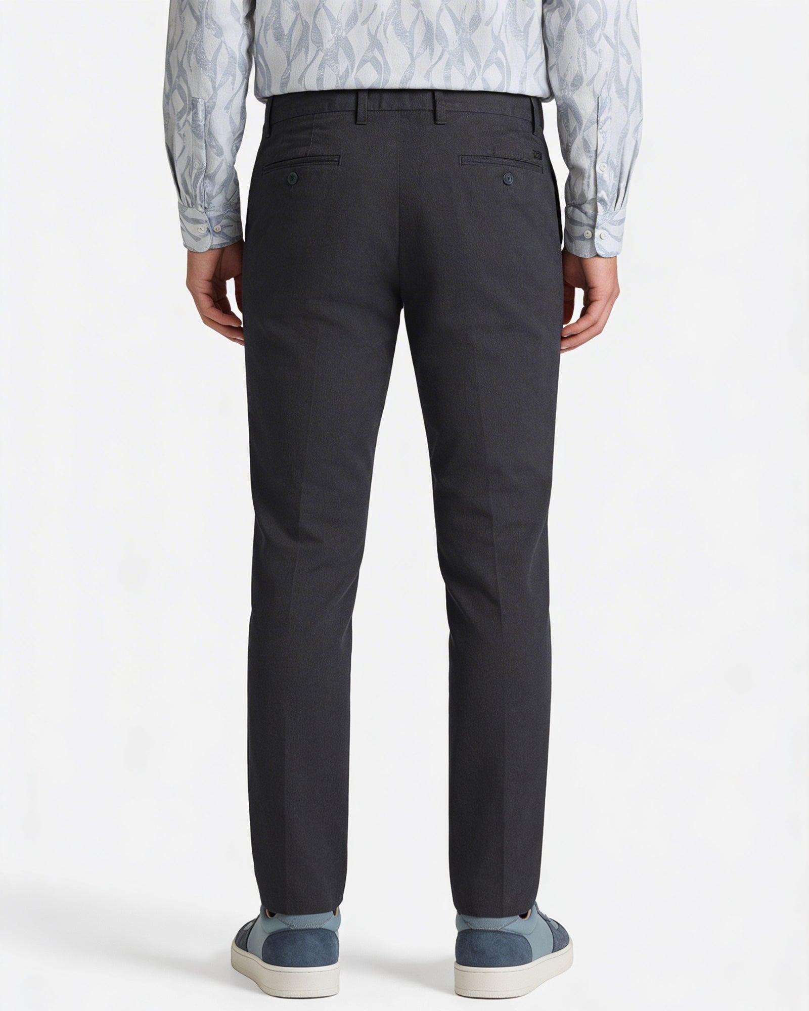 Dark Grey Printed Khaki - Biden