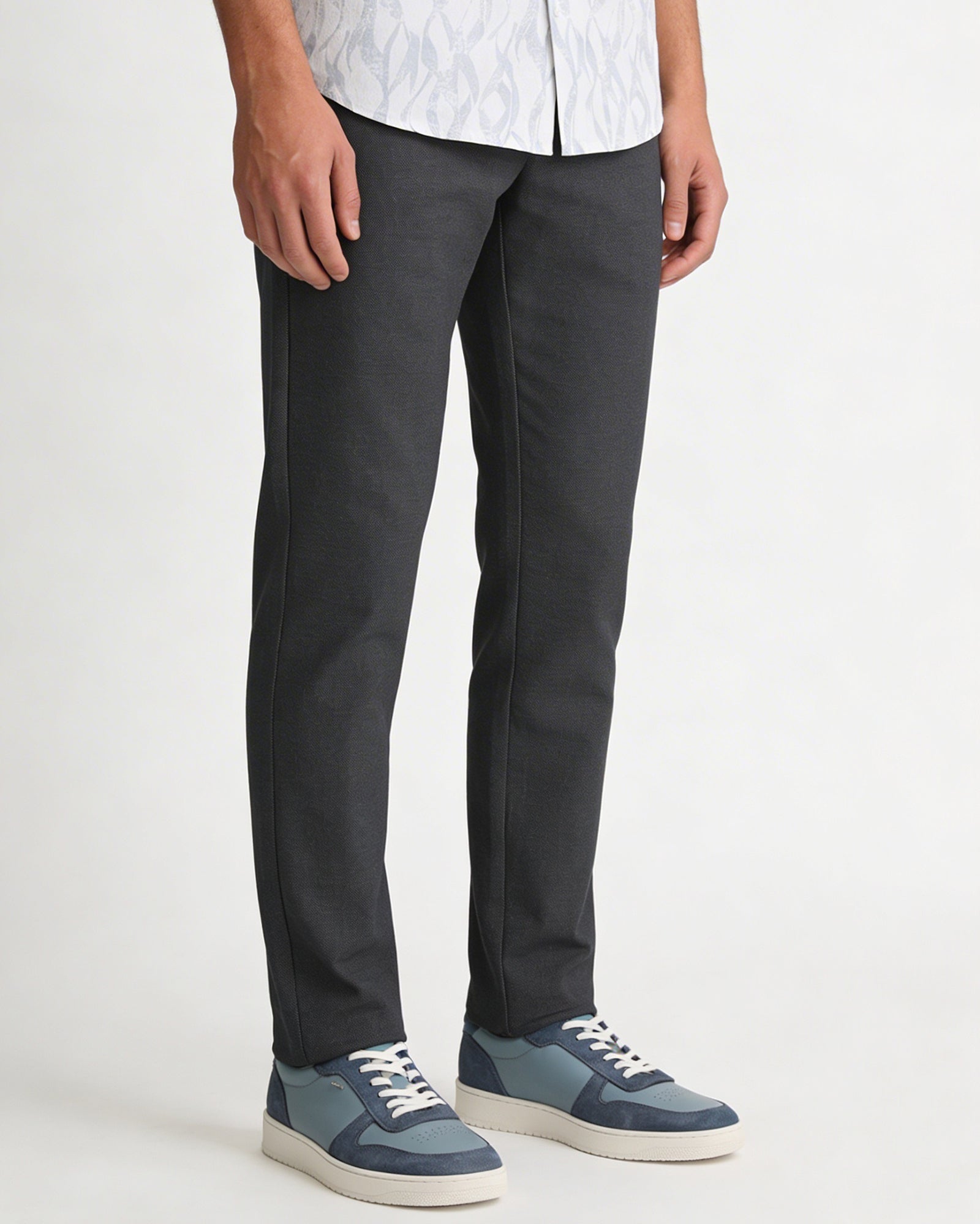 Dark Grey Printed Khaki - Biden