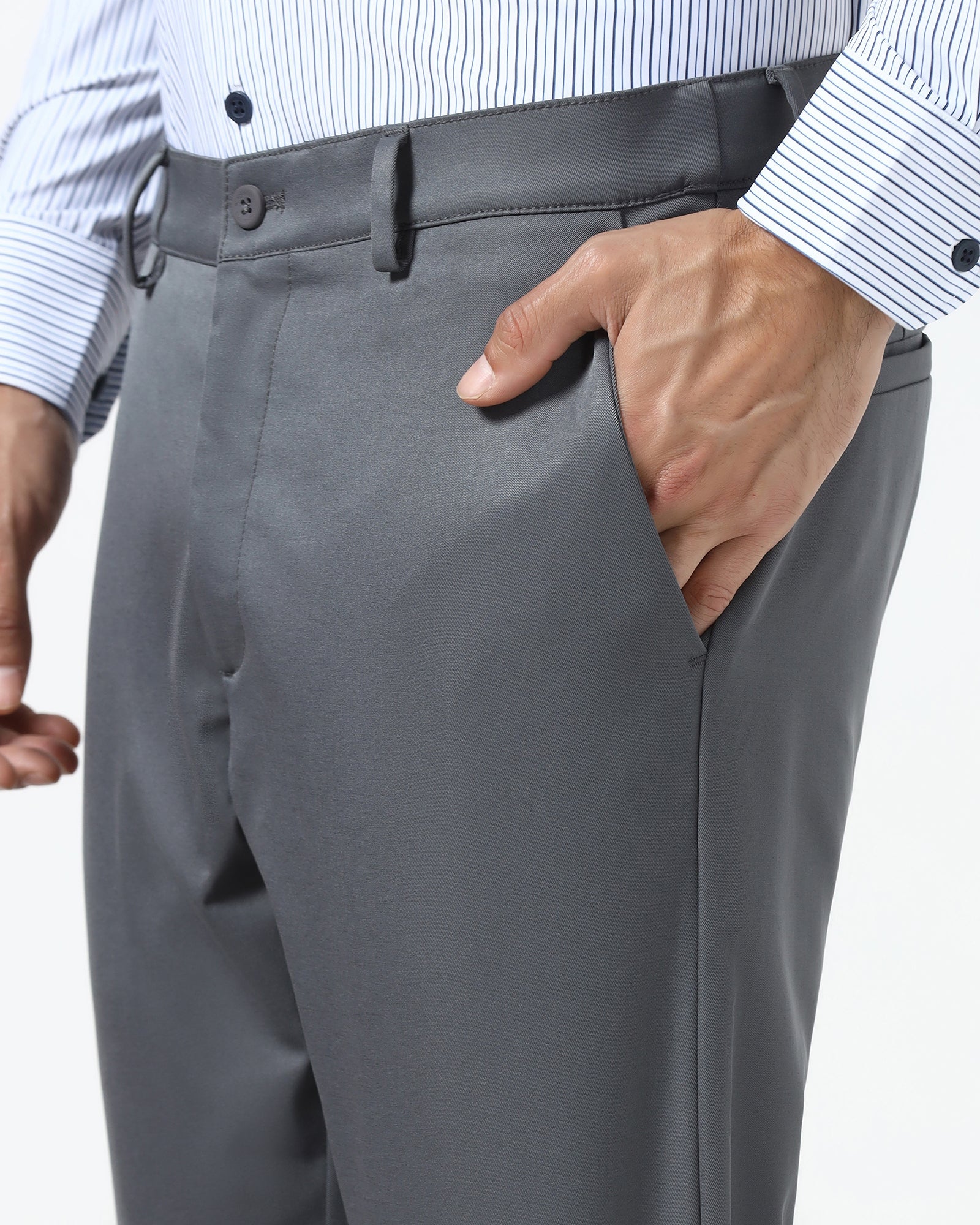 Dark Grey TechPro Solid Khakis - Cycad