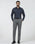 Dark Grey Textured Trouser