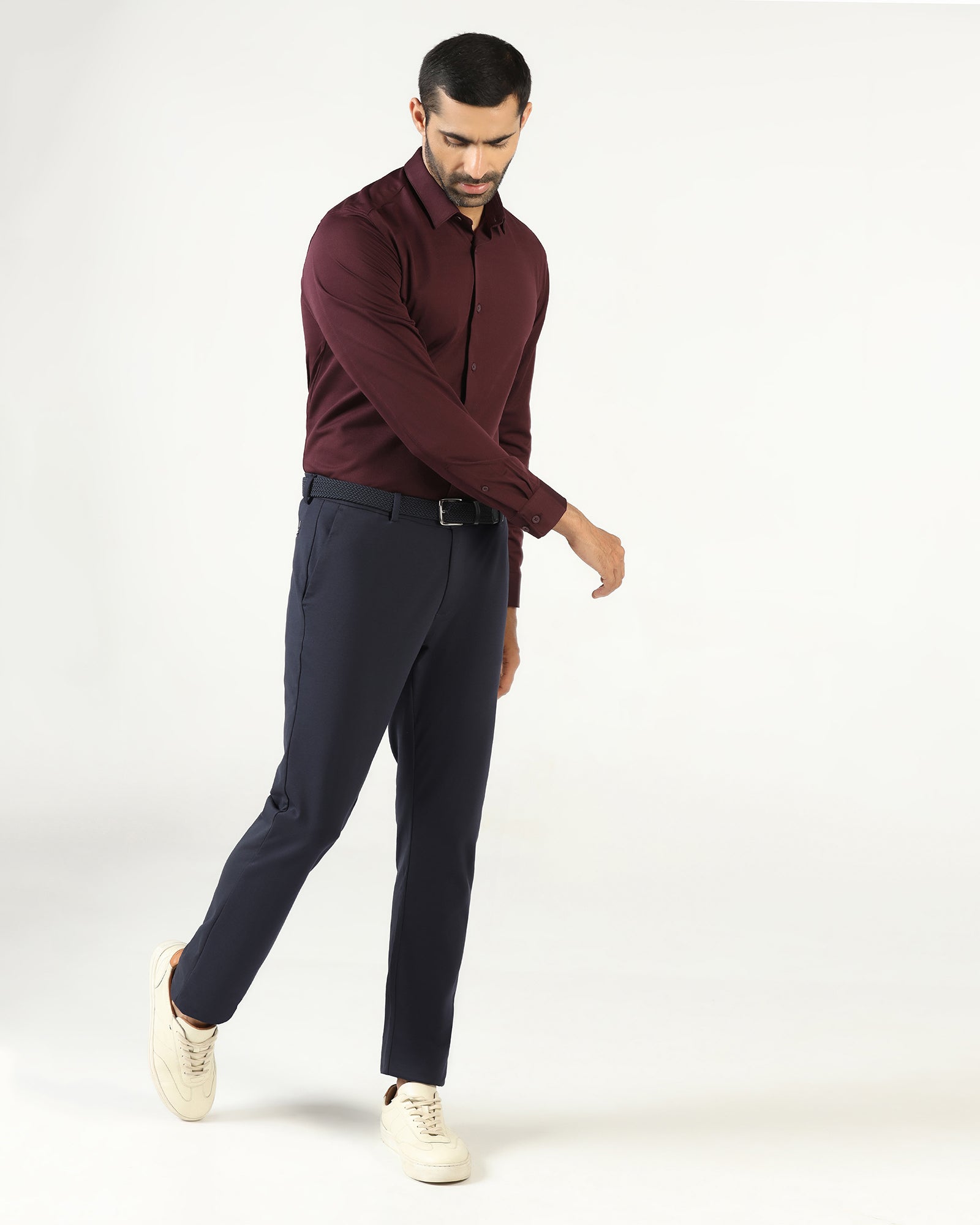 Dark Navy Techpro Solid Khakis - Ziea