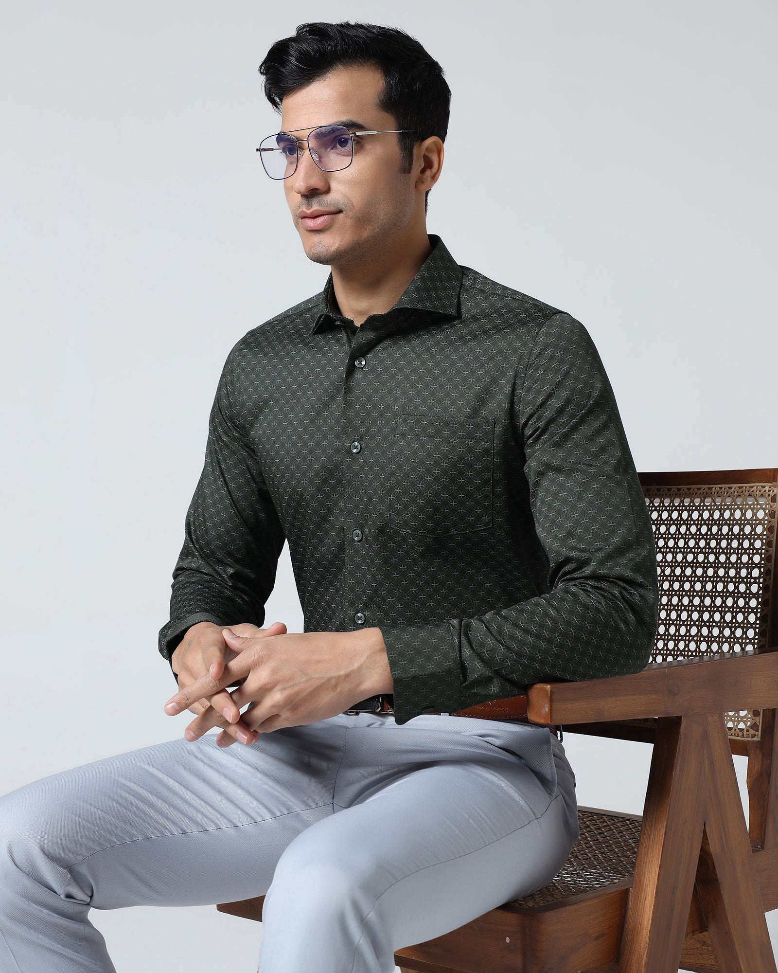 Maroon Printed Shirt - Cloud