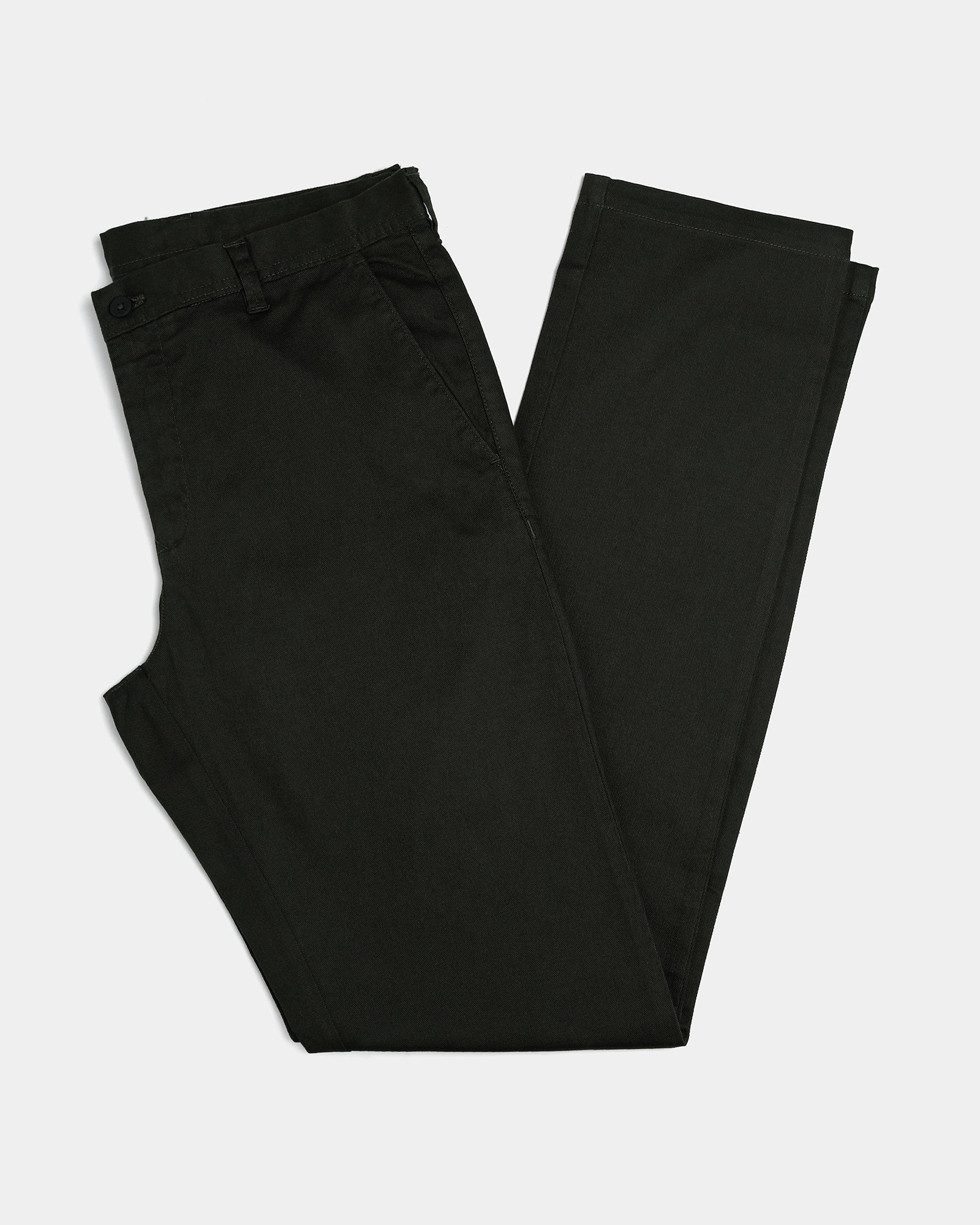 Dark Olive Textured Khakis - Fint