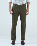 Dark Olive Textured Khakis - Kart