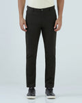 Dark Olive Textured Khakis - Monk