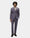 Dark Purple Three Piece Textured Suit - Fidela