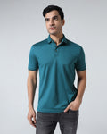 Deep Teal Solid Polo - Ram