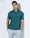 Deep Teal TechPro Printed Polo - Cedric