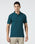 Deep Teal Textured Polo - Yeom