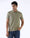 Dull Green Textured Polo - Viggo