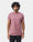 Dusty Lilac Crew Neck Textured T-Shirt - Yamazaki
