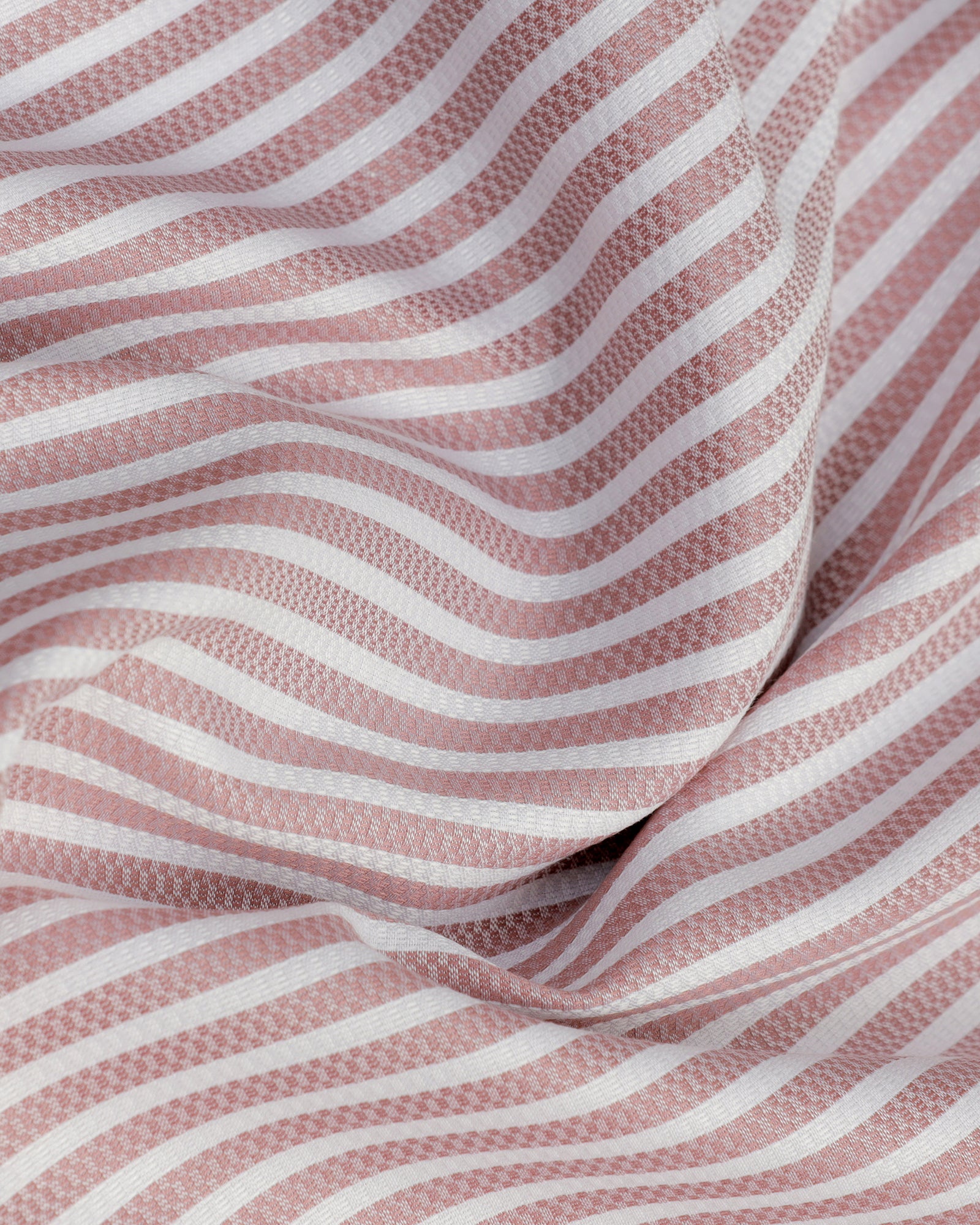 Dusty Pink Non Iron Stripe Shirt - Radius