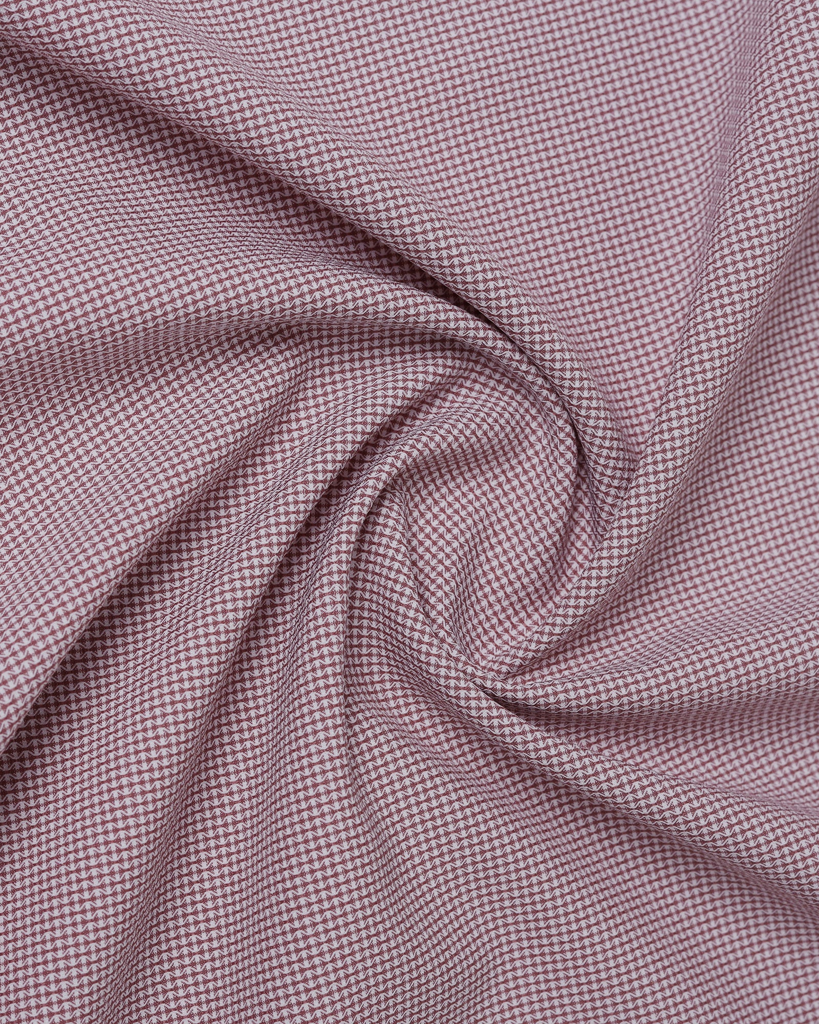 Dusty Pink Non Iron Textured Shirt - Russel E
