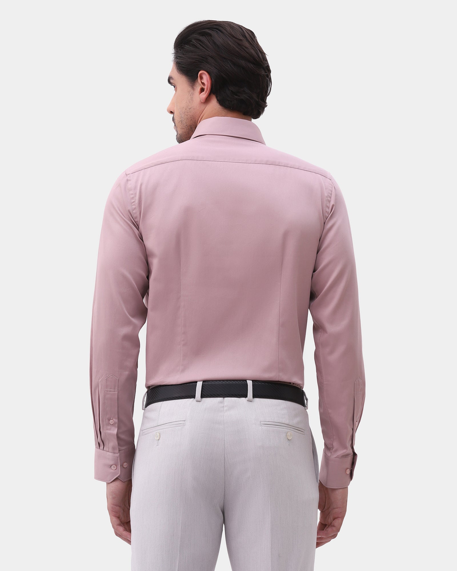 Dusty Pink Solid Shirt - Altaer