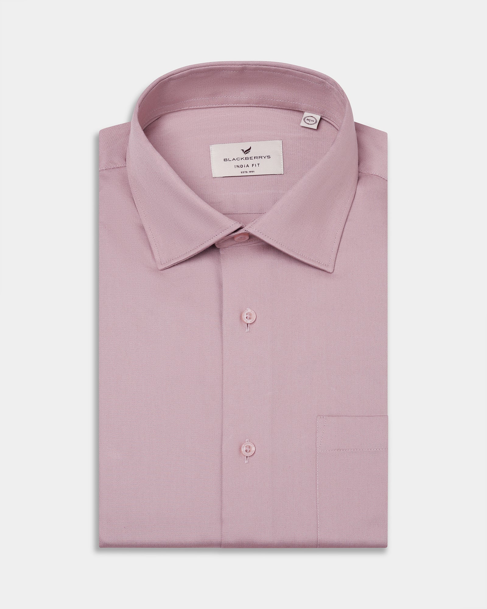 Dusty Pink Solid Shirt - Altaer