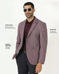Dusty Pink TechPro Textured Blazer - Bowmore