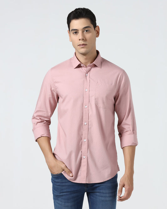 Dusty Pink Textured Shirt - Recon