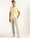 Linen Sneaker Fit Casual Beige Solid Khakis - Kinston
