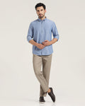 Straight B-90 Casual Mouse Solid Khakis - Criston - Blackberrys