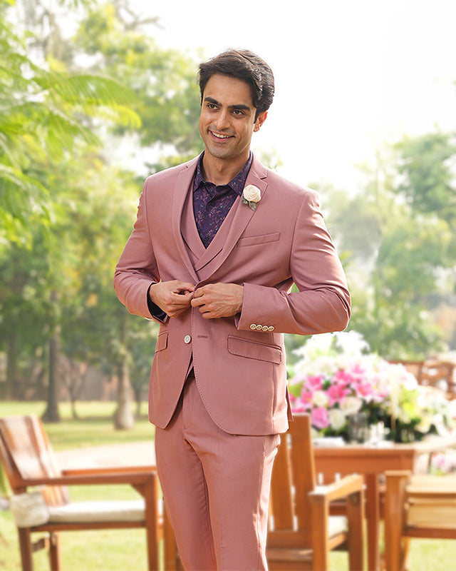 Buy Pink Wedding Suit Online In India - Etsy India