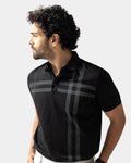 Polo Black Printed T-Shirt - Saddy