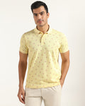 Polo Yellow Printed T-Shirt - Sonic